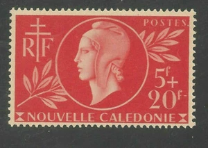 New Caledonia 1944 Red Cross Semi Postal Stamp #B13 Mint NH Complete - Picture 1 of 1