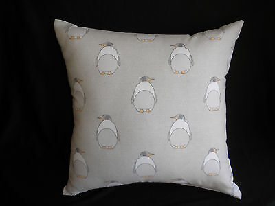 Gray White Penguin Child Nursery Cushion Cover 45cm Baby Shower Gift Au Made  • 15$