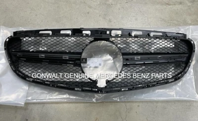 Mercedes-Benz Genuine E63 AMG Grille 2014 -2015 Primed Black Shell OE 2128855165 - Image 1 of 3