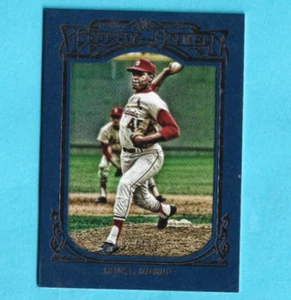 2013 Topps Gypsy Queen Blue Framed /499 Bob Gibson #80 HOF - Picture 1 of 1