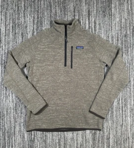 Patagonia Better Sweater Pullover Herren M braun 1/4 Zip Tasche Logo - Bild 1 von 11