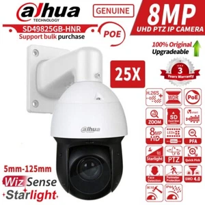 Dahua SD49825GB-HNR 8MP 25x zoom Starlight SMD4.0 WizSense Network PTZ IP Camera - Picture 1 of 22