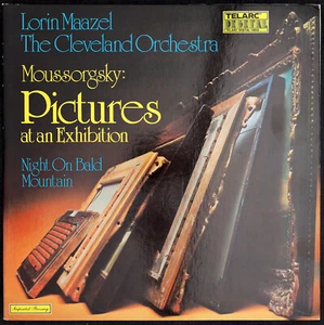 TELARC DIGITAL LP - Moussorgsky Pictures at an Exhibition - Maazel PRISTINE - Picture 1 of 2