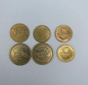 LOT of (6) Vintage Tokens, Carwash, Mr. Gatti's, Discovery Zone, and more - Bild 1 von 12