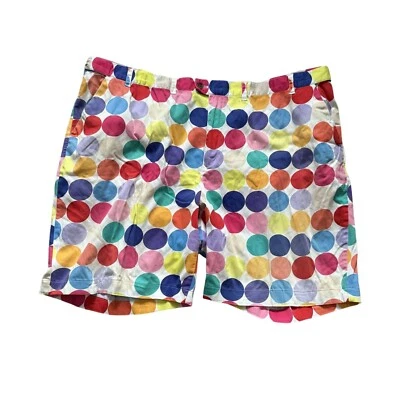 Loudmouth Polka Dot Golf Bermuda Mens Cotton Shorts Bright Fun Pattern Size 51 - Image 1 of 4