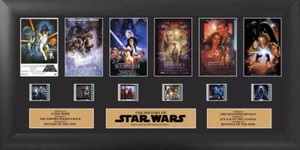 Genuine Film Cell USTR09 Star Wars Through The Ages FilmCells Framed & Matted - Picture 1 of 2