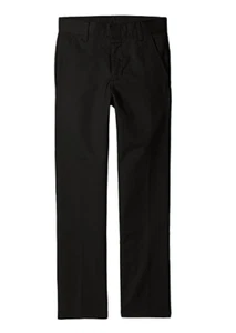 Nautica Kids Regular Fit Flat Front Pants Black Size 10 R 2799 - Picture 1 of 1
