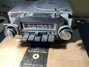 VINTAGE GM USED AM/FM RADIO & 8 TRACK PLAYER UNTESTED - Picture 1 of 3