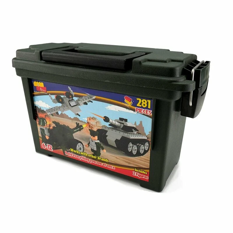 Sluban 101321853 - 281-Piece Set Tank, Aircraft or Gun with 2 Figures - Image 1 of 1