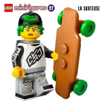 MINIFIGURES LEGO SERIE 27 - LA SKATEUSE - Photo 1/2