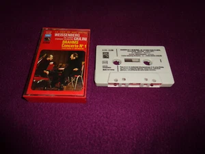 CASSETTE TAPE BRAHMS - WEISSENBERG - GIULINI / CONCERTO N°1 / LVDSM 12598 STEREO - Picture 1 of 1