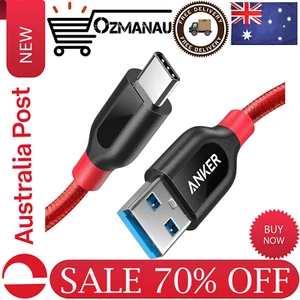 USB Type C Cable, Anker Powerline+ USB C to USB 3.0 Cable (3ft), High Durability - Picture 1 of 7