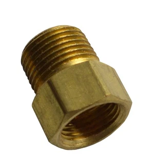 3/8 NPT Male 5/8-18 Inverted Flare Brass Adapter Transmission Line 1pc - Picture 1 of 9