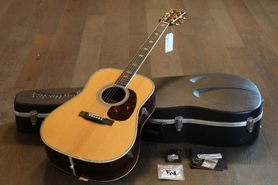 Minty! 2014 Martin D-41 Dreadnought Acoustic Guitar Natural + OHSC - Image 1 of 4