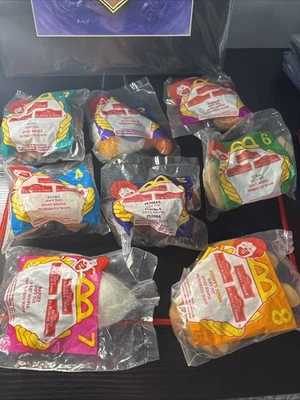 McDonald's El Rey León II 1998 lote de 8 juguetes de peluche sin abrir Foto 1 de 2