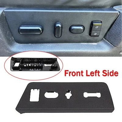 Front Driver Side Power Seat Switch Housing Panel Black For Ford F-150 2009-2010 - Image 1 of 4
