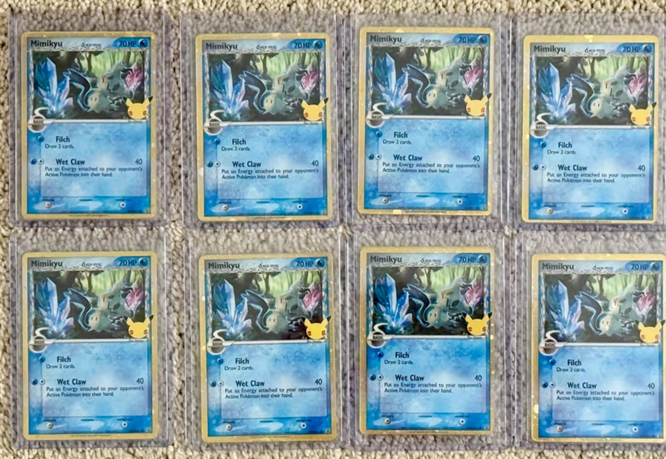 🔥Pokemon Mimikyu SWSH136 Sword & Shield Black Star Promo Cards Holo (x 8) NM🔥 - Image 1 of 2