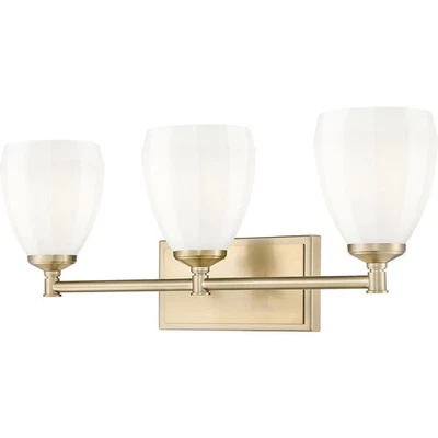 Z-Lite 7004-3V-MGLD Oren Bathroom Vanity Light Modern Gold - Image 1 of 4