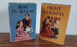 Eight Cousins & Rose In Bloom - Lousia May Alcott - ©1927 Hardcover Books - Picture 1 of 22