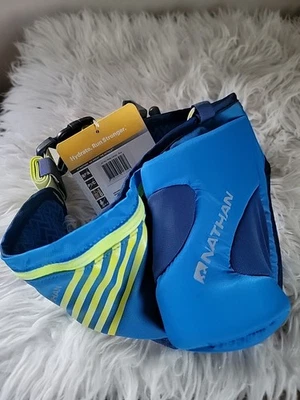 Cinturón de hidratación Nathan botella única azul senderismo correr nuevo Fannypack ¡Sin botella! Foto 1 de 4