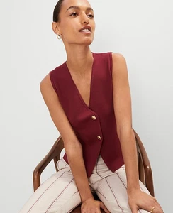 ANN TAYLOR Vest, Size Small, New Arrival, New W/ $79.50 TAG - Picture 1 of 3