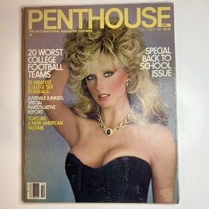 OCTOBER 1982 PENTHOUSE  RARE MORGAN FAIRCHILD COVER  - Foto 1 di 2