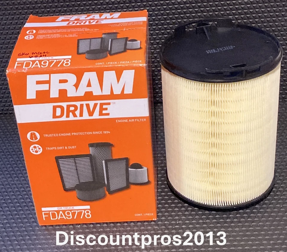 Filtro de aire Fram FDA9778 GMC Hummer Isuzu Chevrolet 2004-2007 Foto 1 de 1