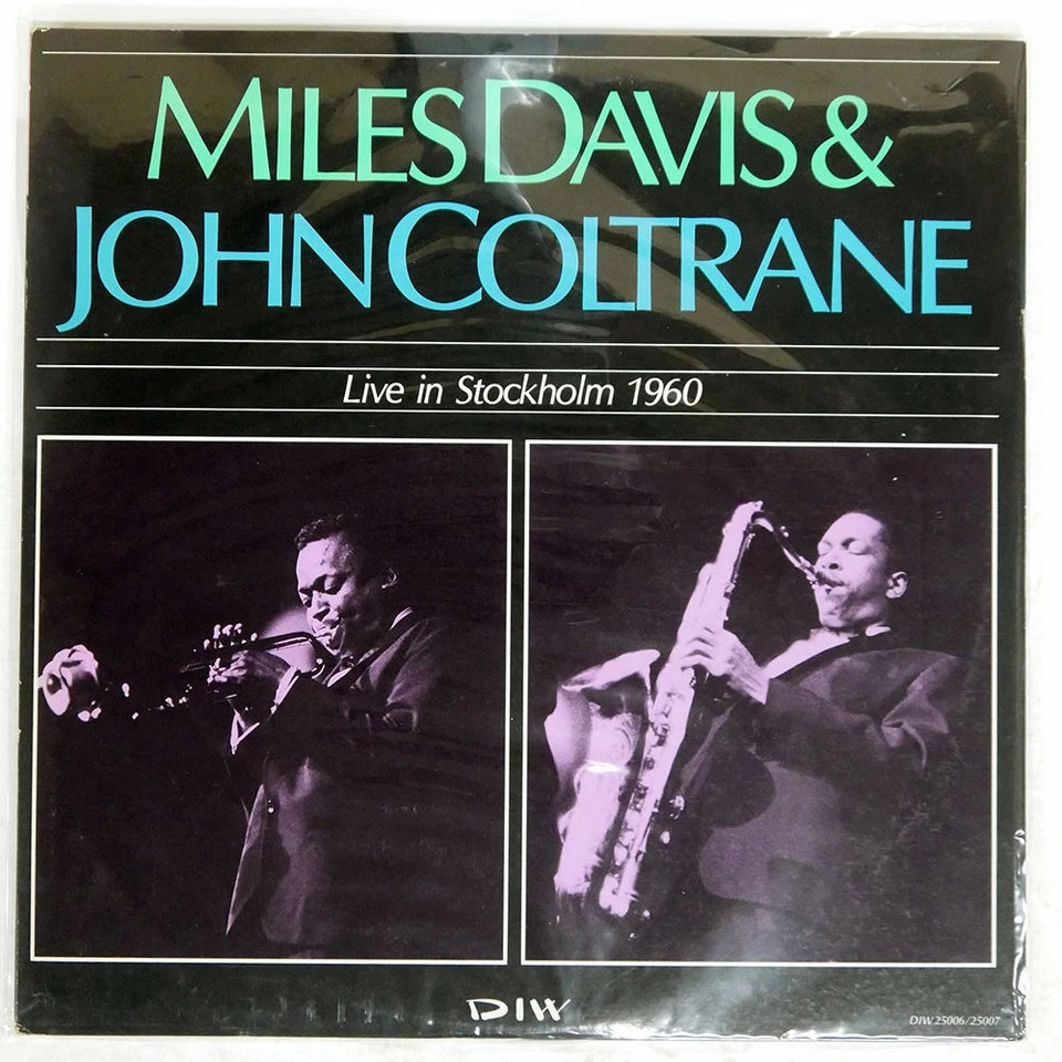 МИЛИ DAVIS & JOHN COLTRANE ЖИТЬ В СТОКГОЛЬМЕ 1960 DIW DIW25006 Японии винил 2LP - Изображение 1 из 1
