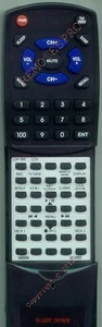 Replacement Remote for GO VIDEO DDV9485, 109550RM, DDV9555, 109558RM - Picture 1 of 1