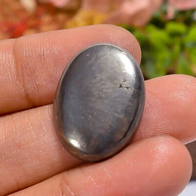 22 Ct. Natural Oval Pyrite Spiritual Cabochon Loose Gemstone 23X17X3 mm - Image 1 of 4