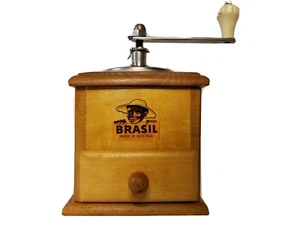 Vintage Brasil Hand Crank Coffee Grinder Made In Austria EUC - Picture 1 of 11