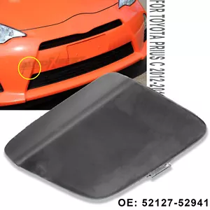 For Toyota Prius C 2012 - 2014 Front Tow Hook Cover Eye Cap Bumper Unpainted Lid - Picture 1 of 7