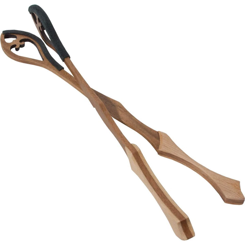 Roosebeck Dulcimer Hammers Walnut Hearts Leather Padded - Pair - Image 1 of 1