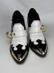 VERSACE JEANS COUTURE Botines de Cuero EU 37 Linea Fondo Camperos NUEVOS $450 - Imagen 1 de 8