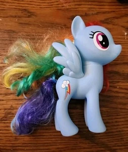 My Little Pony 6" Brushable Hair Large Fashion Style Rainbow Dash MLP Hasbro - Picture 1 of 2