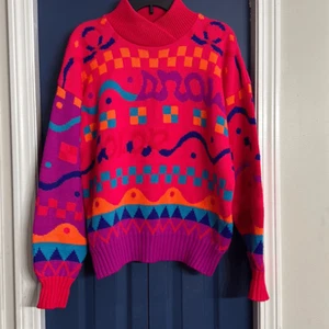 Obermeyer Sport Let It Snow Vintage Ski Sweater Size L - Picture 1 of 5