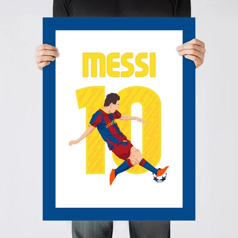Lionel Messi Goal, 2011 UCL Clasico Barcelona Print/Poster/Wall-Art [Part 2/3] Cover