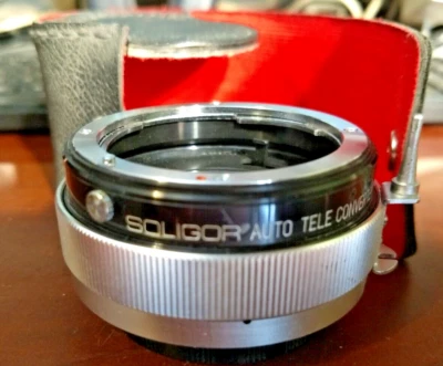 Vintage Camera Lens Soligor Auto Tele Converter 2x To Fit Nikon Ai Made in Japan - Image 1 of 4