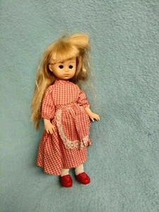 💙 Muñeca Ginny Vintage 8" Vogue 🍃🌷 Años 70🌷🍃 Traje y Zapatos Originales~ ¡Dulce! - Imagen 1 de 11