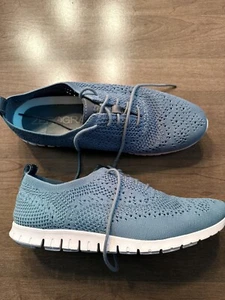 Cole Haan Zerogrand Wingtip Oxford Womens 9.5B Gray Pink Mesh Sneaker Shoe - Picture 1 of 7