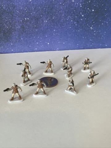Micro Machines Star Wars Hoth Rebel Troopers Lot Of 10 Cover