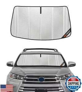 Pigenius Windshield Sun Shade for Toyota Highlander 2014-2019. Full Coverage - Picture 1 of 5