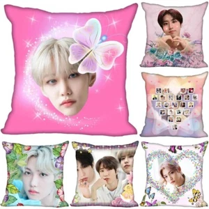 Funda de almohada para niños Kpop Stray Felix Bang Chan Han Ji almohada cantada cumpleaños Navidad - Imagen 1 de 24
