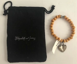 Neu mit Etikett Robert Lee Morris Elizabeth & James Perlen & Sterling Herz Armband mit Etui 2 - Bild 1 von 3
