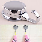 Quality ABS Chrome Vacuum Suction Cup Towel Hook Hanger Holder Self Adhesive New
