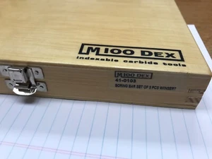 Micro100 #41-0103 Boring Bar Set. 3 Pc Set. 3/8, 1/2, 5/8” Diameter Bars. - Picture 1 of 3