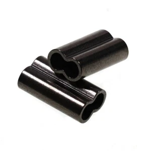 Fishing Fix Tube Fishing Copper Sleeves Double Barrel Tube Wire Crimps Sleeves - Picture 1 of 18