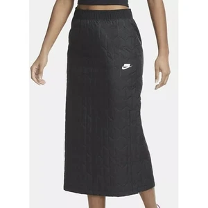 Nike Women's Sportswear Quilted Black Long Skirt Puffer Midi Gorpcore Medium - Picture 1 of 6