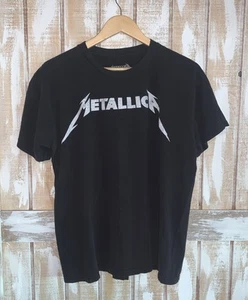 CAMISETA NEGRA DESTEÑIDA DESTEÑIDA DESTEÑIDA Y2K MERCANCÍA OFICIAL METALLICA DE COLECCIÓN TALLA L 2017 - Imagen 1 de 6