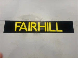 FAIRHILL - Hamilton Depot 289 Scottish Bus Destination Blind 36” - Picture 1 of 11